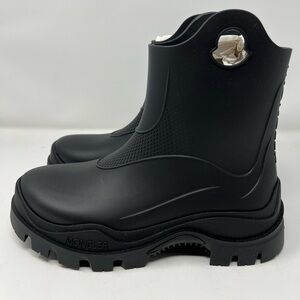 Moncler Boot Womens Misty Outdoor Ankle Pullon Rain Shoes Chelsea Style 38